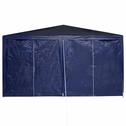 Partytält Blå 400 x 400 x 266 cm polyeten