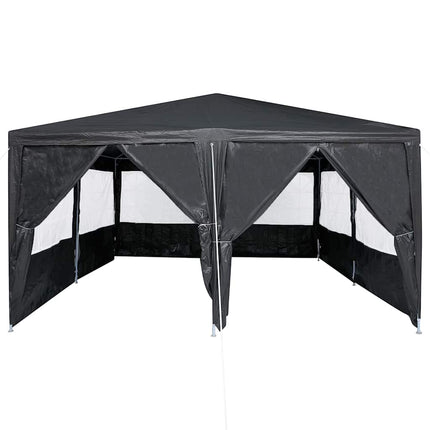 Partytält Antracit 400 x 400 x 266 cm polyeten