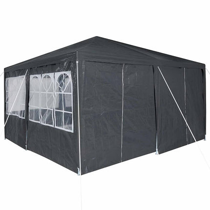 Partytält Antracit 400 x 400 x 266 cm polyeten