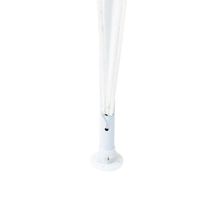 Partytält Vit 600 x 400 x 266 cm Polyeten och Stål