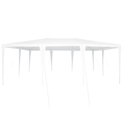 Partytält Vit 600 x 400 x 266 cm Polyeten och Stål