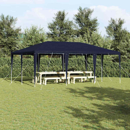 Partytält Blå 600 x 400 x 266 cm Polyeten och Stål