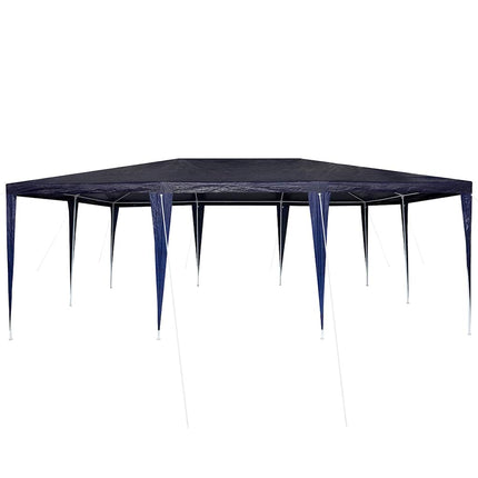 Partytält Blå 600 x 400 x 266 cm Polyeten och Stål