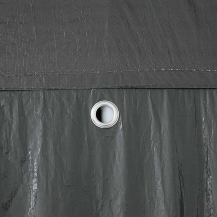 Partytält Antracit 600 x 400 x 266 cm Polyeten och Stål