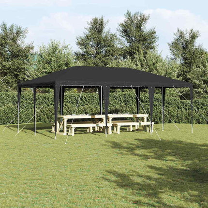Partytält Antracit 600 x 400 x 266 cm Polyeten och Stål