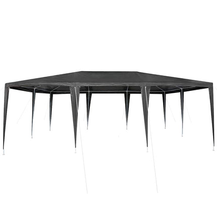 Partytält Antracit 600 x 400 x 266 cm Polyeten och Stål