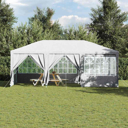 Partytält Vit 600 x 400 x 266 cm polyeten