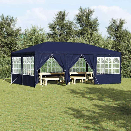 Partytält Blå 600 x 400 x 266 cm polyeten