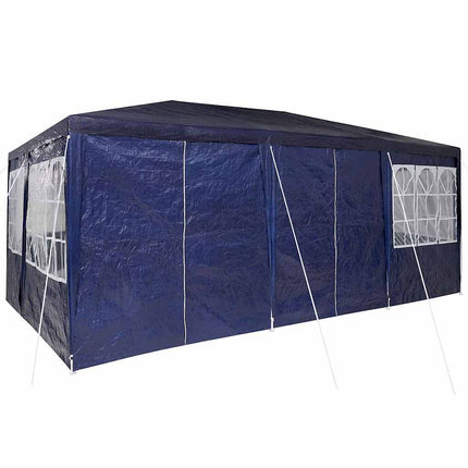 Partytält Blå 600 x 400 x 266 cm polyeten
