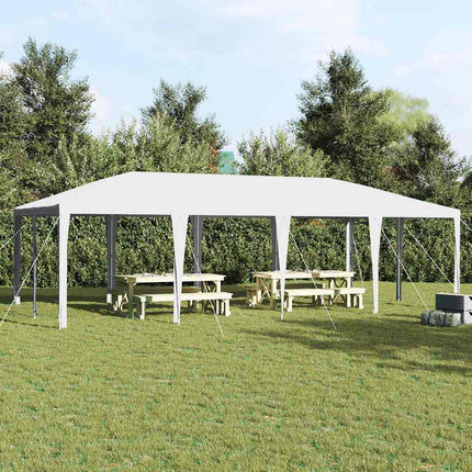 Partytält Vit 800 x 400 x 266 cm Polyeten och Stål