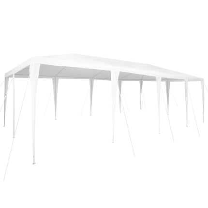 Partytält Vit 800 x 400 x 266 cm Polyeten och Stål