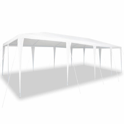 Partytält Vit 800 x 400 x 266 cm Polyeten och Stål