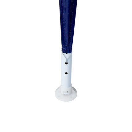 Partytält Blå 800 x 400 x 266 cm Polyeten och Stål