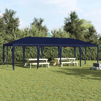Partytält Blå 800 x 400 x 266 cm Polyeten och Stål