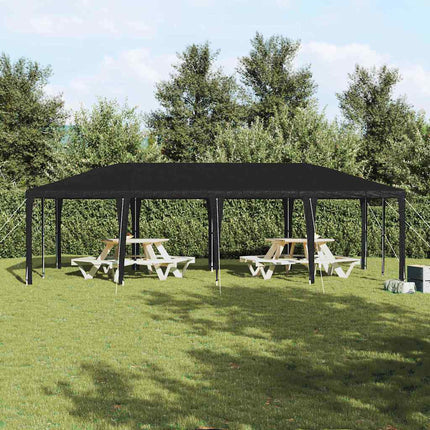Partytält Antracit 800 x 400 x 266 cm Polyeten och Stål