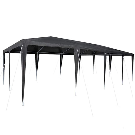 Partytält Antracit 800 x 400 x 266 cm Polyeten och Stål