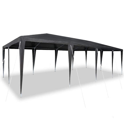 Partytält Antracit 800 x 400 x 266 cm Polyeten och Stål