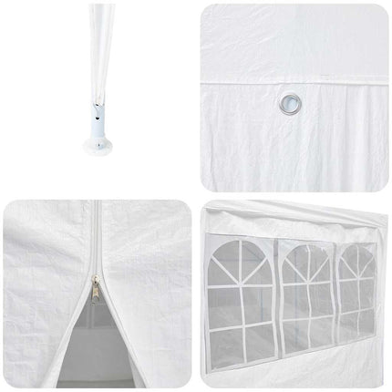 Partytält Vit 800 x 400 x 266 cm polyeten
