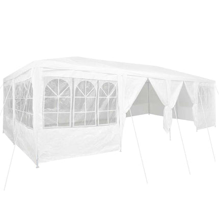 Partytält Vit 800 x 400 x 266 cm polyeten