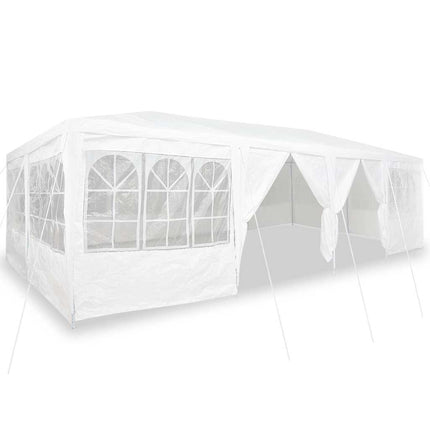 Partytält Vit 800 x 400 x 266 cm polyeten