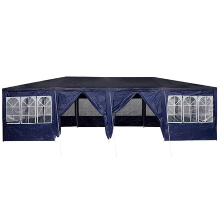 Partytält Blå 800 x 400 x 266 cm polyeten