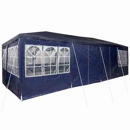 Partytält Blå 800 x 400 x 266 cm polyeten