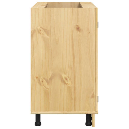 Skåp SKI HonungsBrun 80 x 46 x 81,5 cm Massiv furu