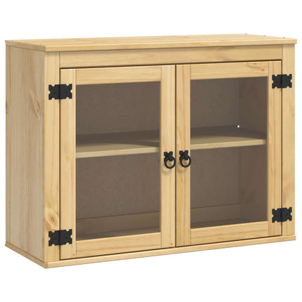 Skåp SKI HonungsBrun 80 x 32 x 60 cm Massiv furu