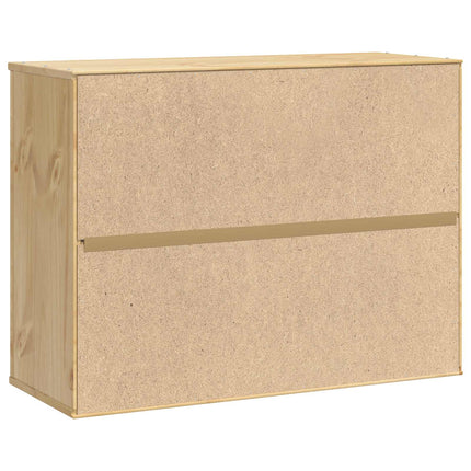 Skåp SKI HonungsBrun 80 x 32 x 60 cm Massiv furu