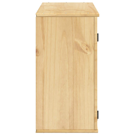 Skåp SKI HonungsBrun 80 x 32 x 60 cm Massiv furu