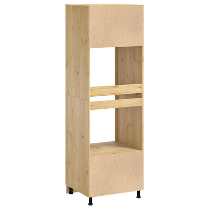 Skåp SKI HonungsBrun 66 x 58 x 207 cm Massiv furu
