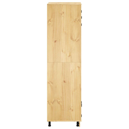 Skåp SKI HonungsBrun 66 x 58 x 207 cm Massiv furu