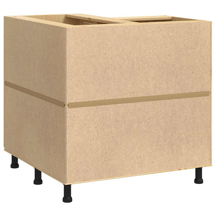 Skåp SKI HonungsBrun 80 x 80 x 81 cm Massiv furu