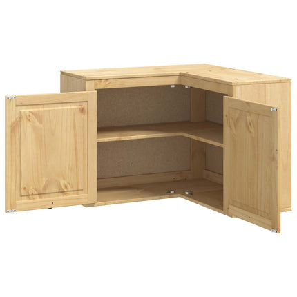 Skåp SKI HonungsBrun 80 x 80 x 60 cm Massiv furu