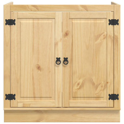 Skåp SKI HonungsBrun 80 x 46 x 81 cm Massiv furu