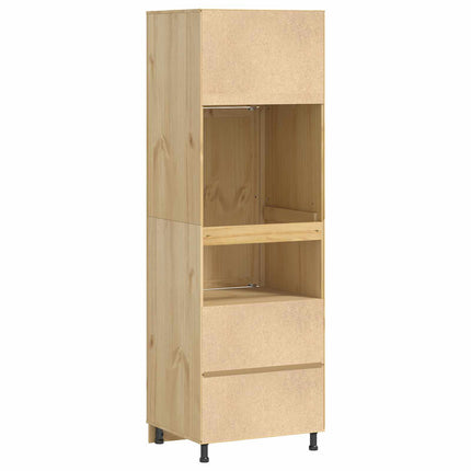Skåp SKI HonungsBrun 66 x 58 x 207 cm Massiv furu