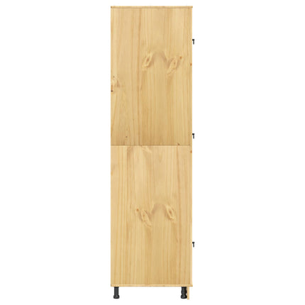 Skåp SKI HonungsBrun 66 x 58 x 207 cm Massiv furu