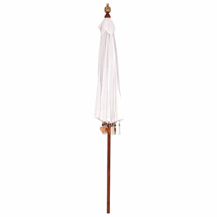 Balinesisk Parasol Kräm 220 x 220 x 260 cm Bomull