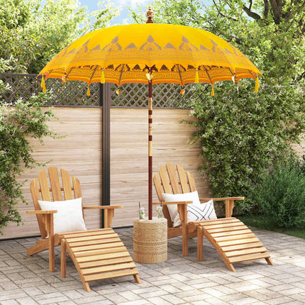 Balinesisk Parasol Gul 215 x 215 x 260 cm Bomull
