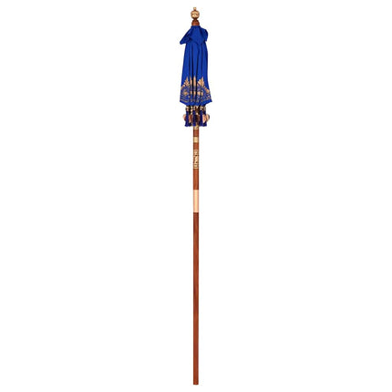 Balinesisk Parasol Blå 125 x 125 x 260 cm Bomull