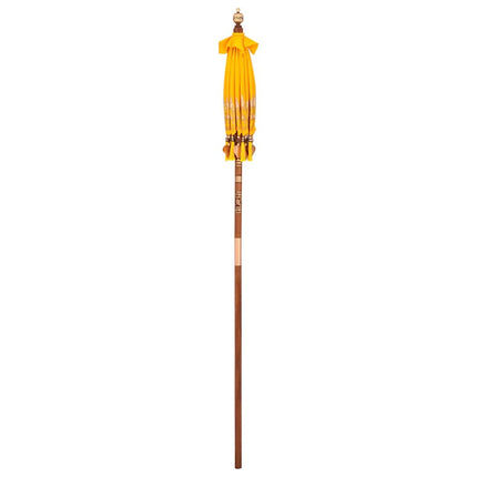 Balinesisk Parasol Gul 125 x 125 x 260 cm Bomull