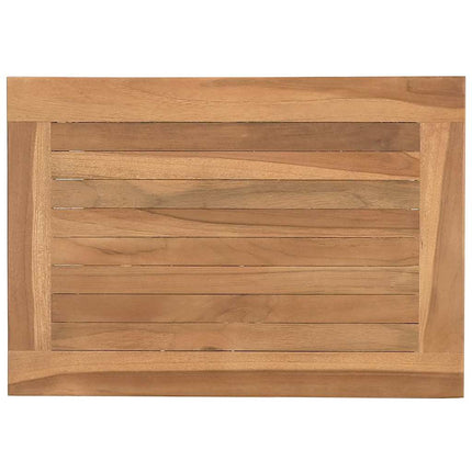 Kaffeebord med lagring Brun 50 x 35 x 45 cm Massivt teakträ