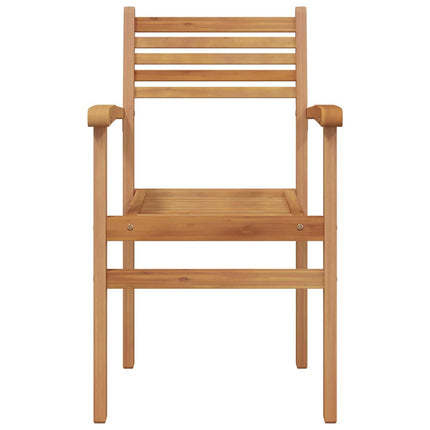 Stol 4 pcs Brun 56 x 55 x 90.5 cm Massivt teakträ