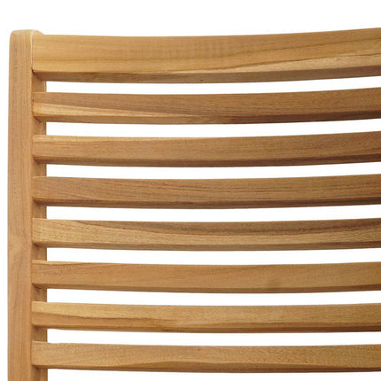 Stol 2 pcs Brun 64,5 x 52 x 108 cm Massivt teakträ