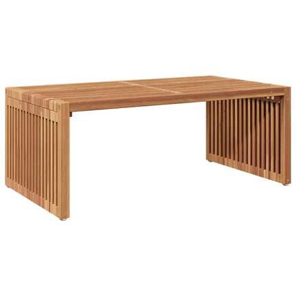 Trädgårds Sidobord Brun 90 x 50 x 36 cm Massivt teakträ