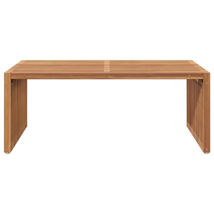 Trädgårds Sidobord Brun 90 x 50 x 36 cm Massivt teakträ
