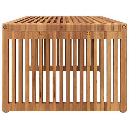 Trädgårds Sidobord Brun 90 x 50 x 36 cm Massivt teakträ