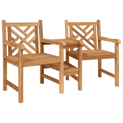 Trädgårds utomhusstolar 152 x 63 x 89 cm Massivt teakträ