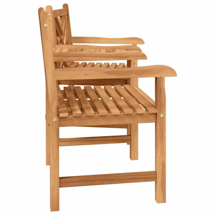 Trädgårds utomhusstolar 152 x 63 x 89 cm Massivt teakträ