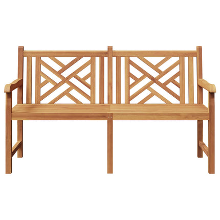 Trädgårdsbänk 150 x 60 x 90 cm Massivt teakträ